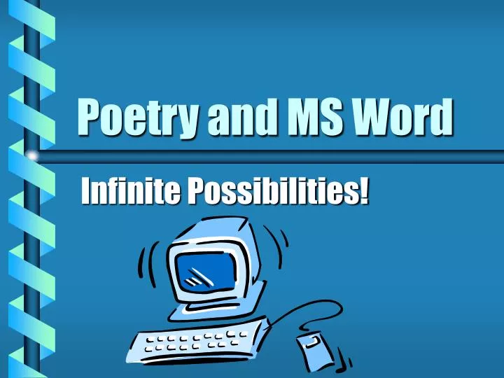 poetry and ms word