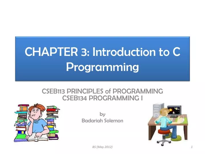 chapter 3 introduction to c programming