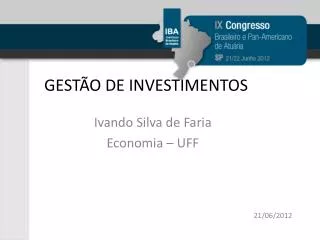 gest o de investimentos