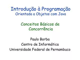 introdu o programa o orientada a objetos com java