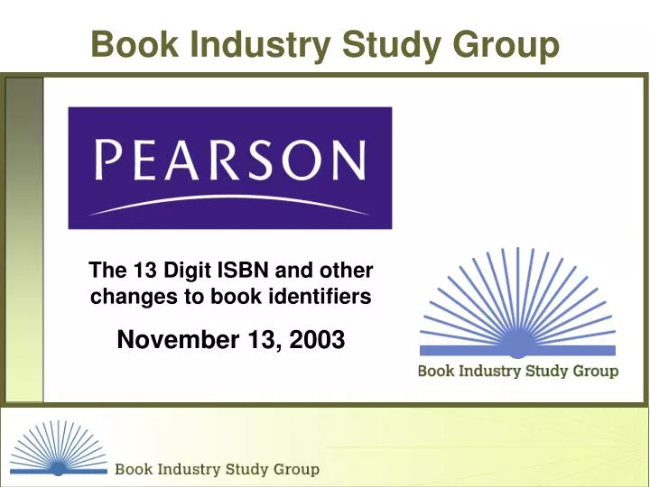 book industry study group