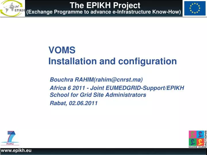voms installation and configuration