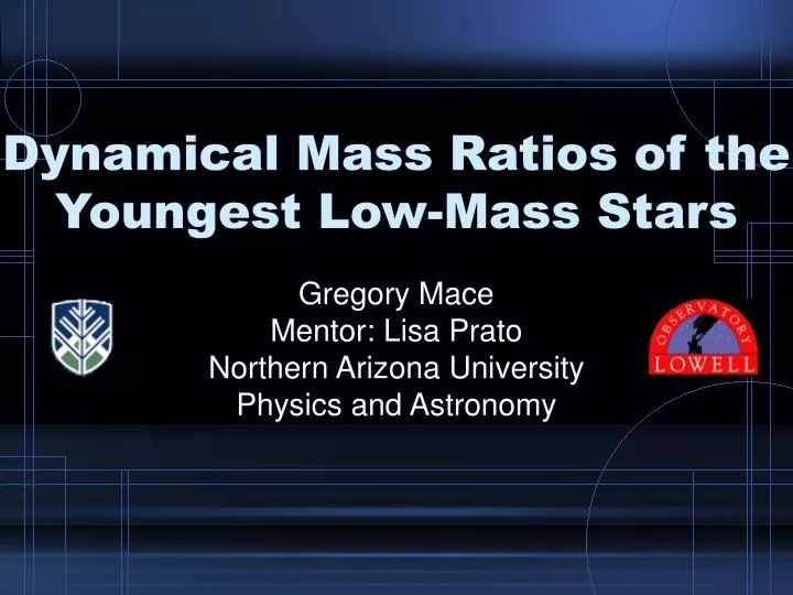 dynamical mass ratios of the youngest low mass stars