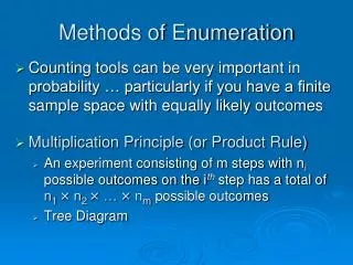 Methods of Enumeration