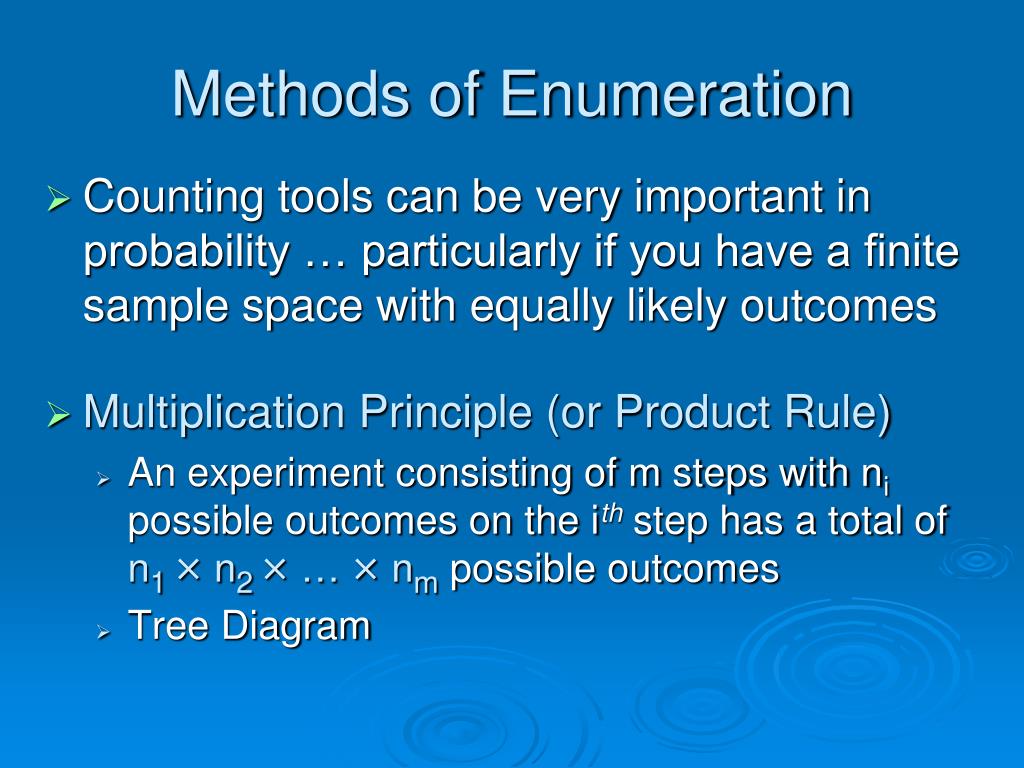 PPT - Methods of Enumeration PowerPoint Presentation, free download ...