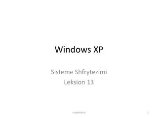 windows xp
