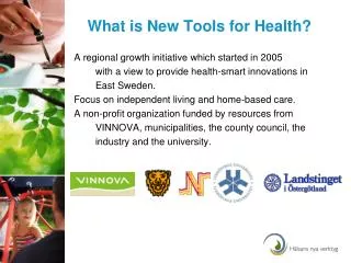 What is New Tools for Health?