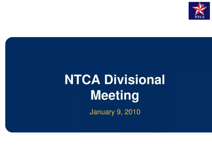 ntca divisional meeting