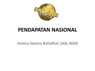pendapatan nasional