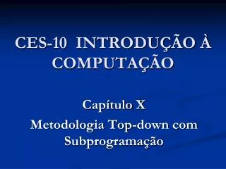 ces 10 introdu o computa o