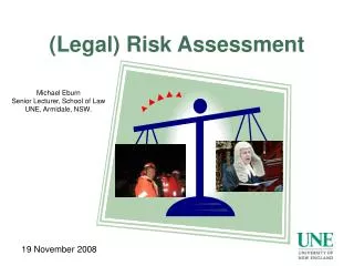 (Legal) Risk Assessment