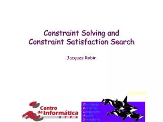 Constraint Solving and Constraint Satisfaction Search