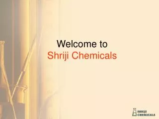 Welcome to Shriji Chemicals