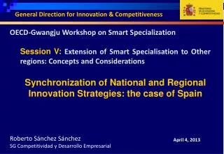 OECD- Gwangju Workshop on Smart Specialization
