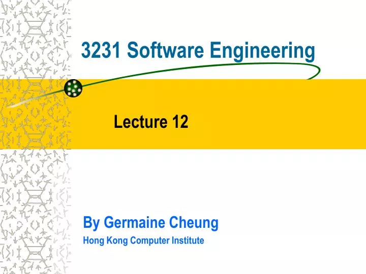 3231 software engineering