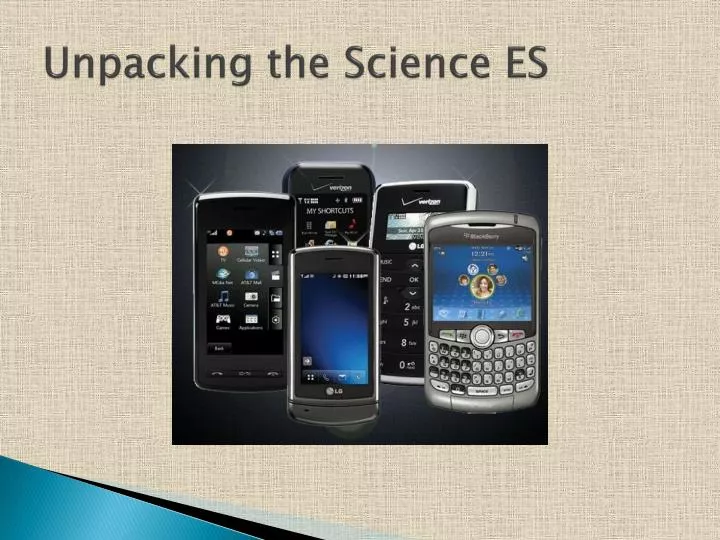 unpacking the science es