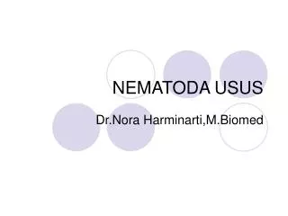 nematoda usus