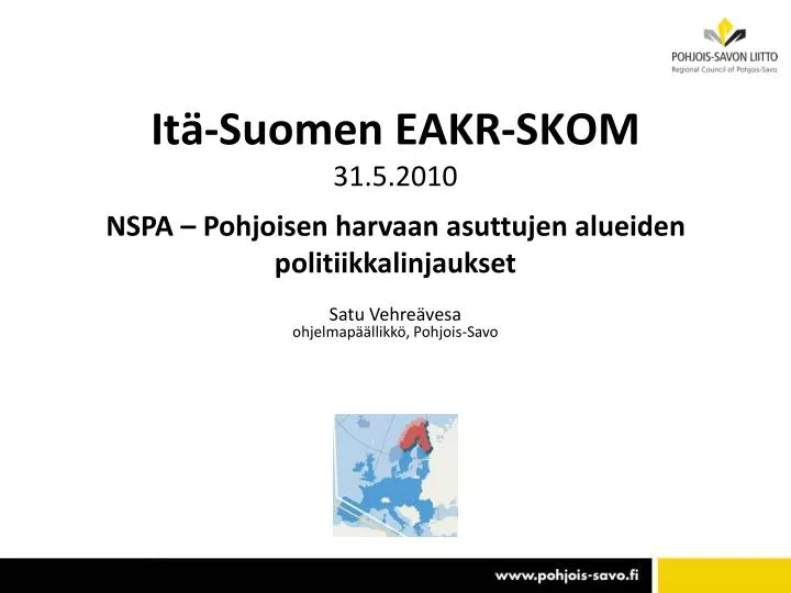 it suomen eakr skom 31 5 2010