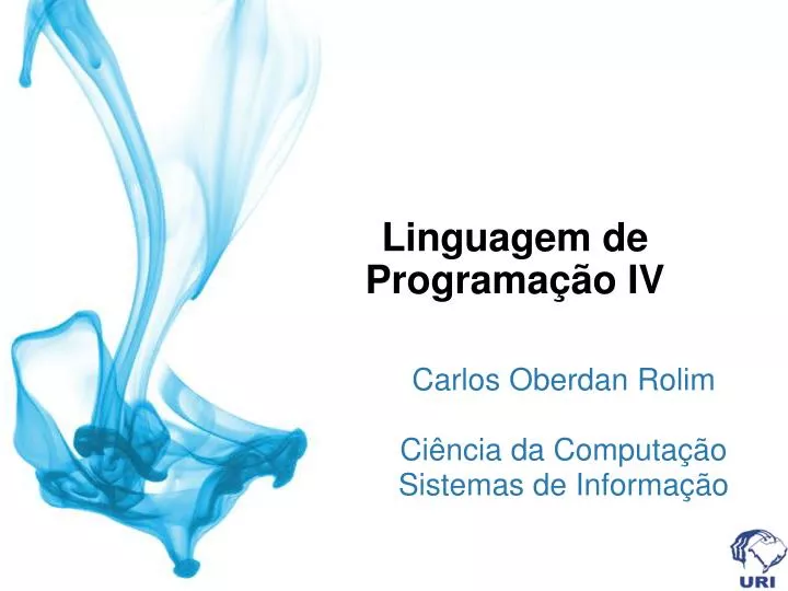 linguagem de programa o iv