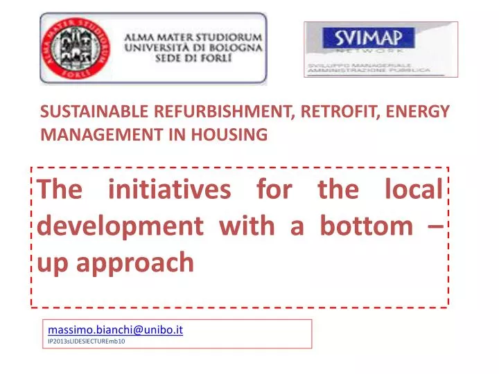 sustainable refurbishment retrofit energy management in housing