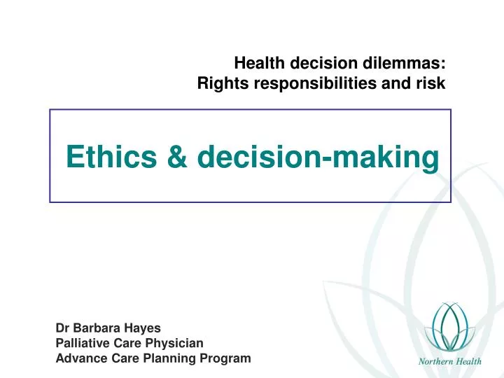 ethics decision making
