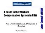 A Guide to the Workers Compensation System in NSW - slide 1