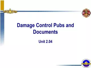 Damage Control Pubs and Documents