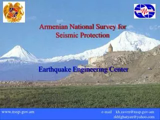 Armenian National Survey for Seismic Protection