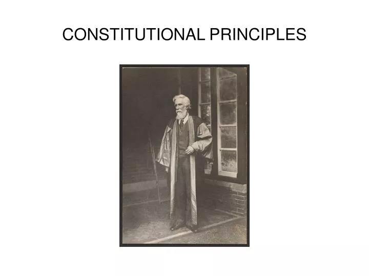 constitutional principles