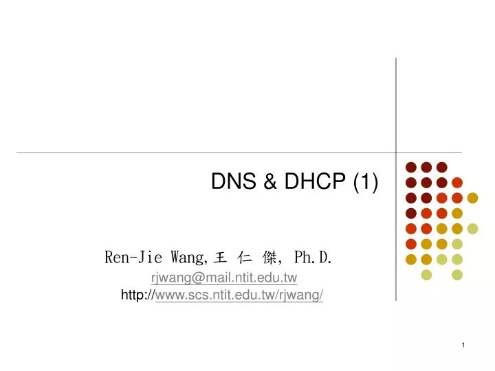 dns dhcp 1