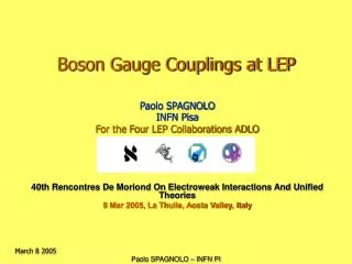 Boson Gauge Couplings at LEP