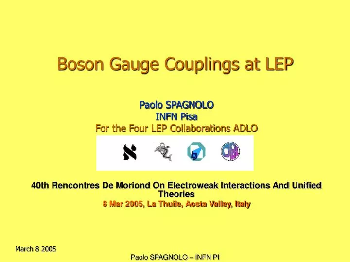 boson gauge couplings at lep