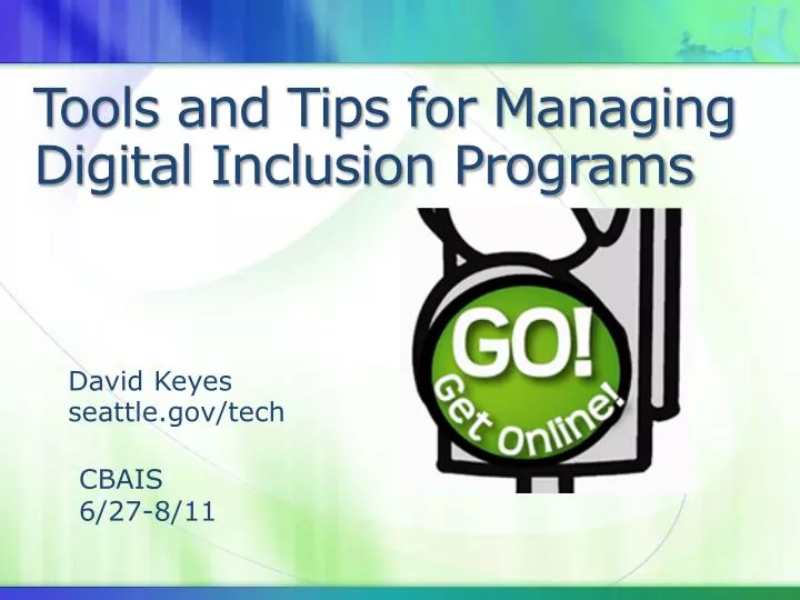 tools and tips for managing digital inclusion programs