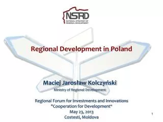 Regional Development in Poland