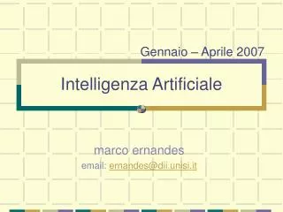 intelligenza artificiale