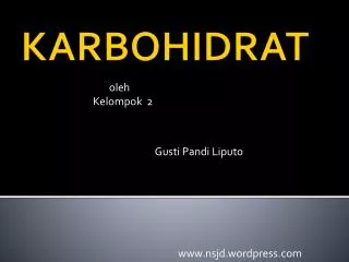 karbohidrat