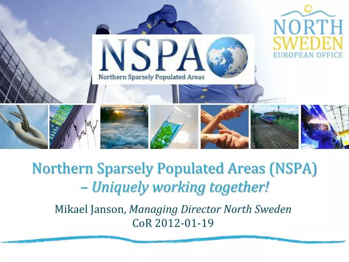 northern sparsely populated areas nspa uniquely working together