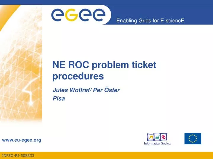ne roc problem ticket procedures