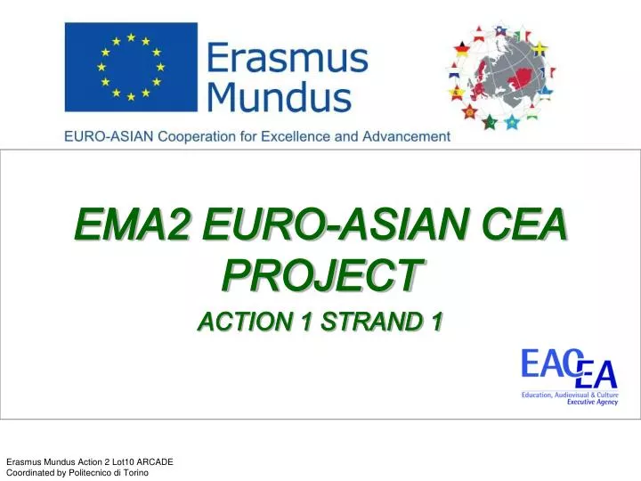 ema2 euro asian cea project action 1 strand 1