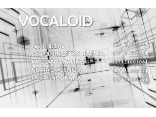 vocaloid