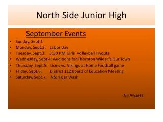North Side Junior High