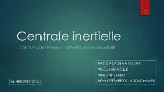 centrale inertielle