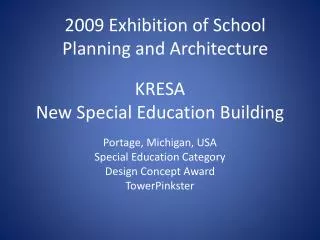 kresa new special education building