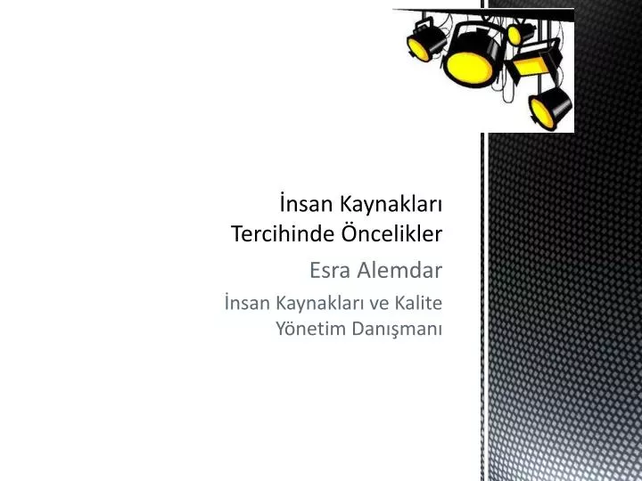 nsan kaynaklar tercihinde ncelikler