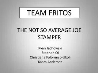 TEAM FRITOS