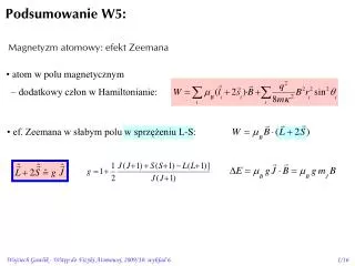 podsumowanie w5