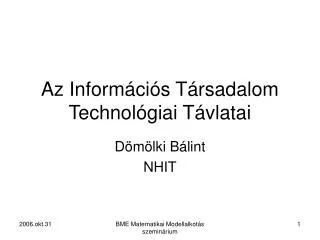 az inform ci s t rsadalom technol giai t vlatai