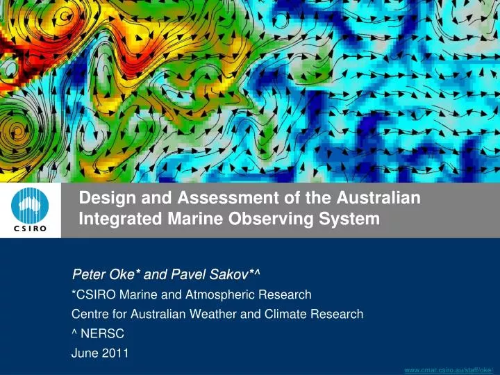 design and assessment of the australian integrated marine observing system