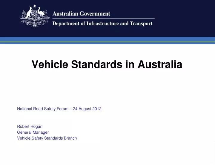 vehicle standards in australia