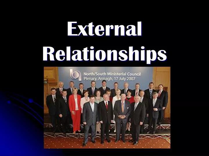 external relationships